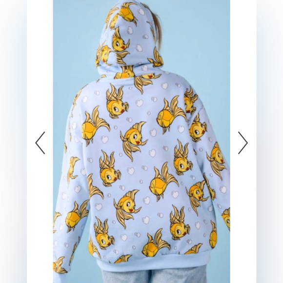 Disney Tops - Disney Pinocchio Cleo hoodie by Cakeworthy NWT M